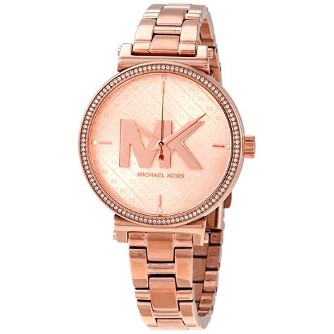 michael kors sofie watch rose quartz|Sofie Pavé Two.